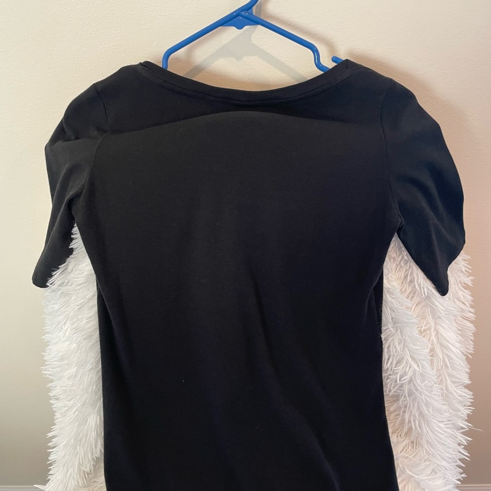 Sigrid Olsen Black Short Sleeve Top - Picture 3 of 3